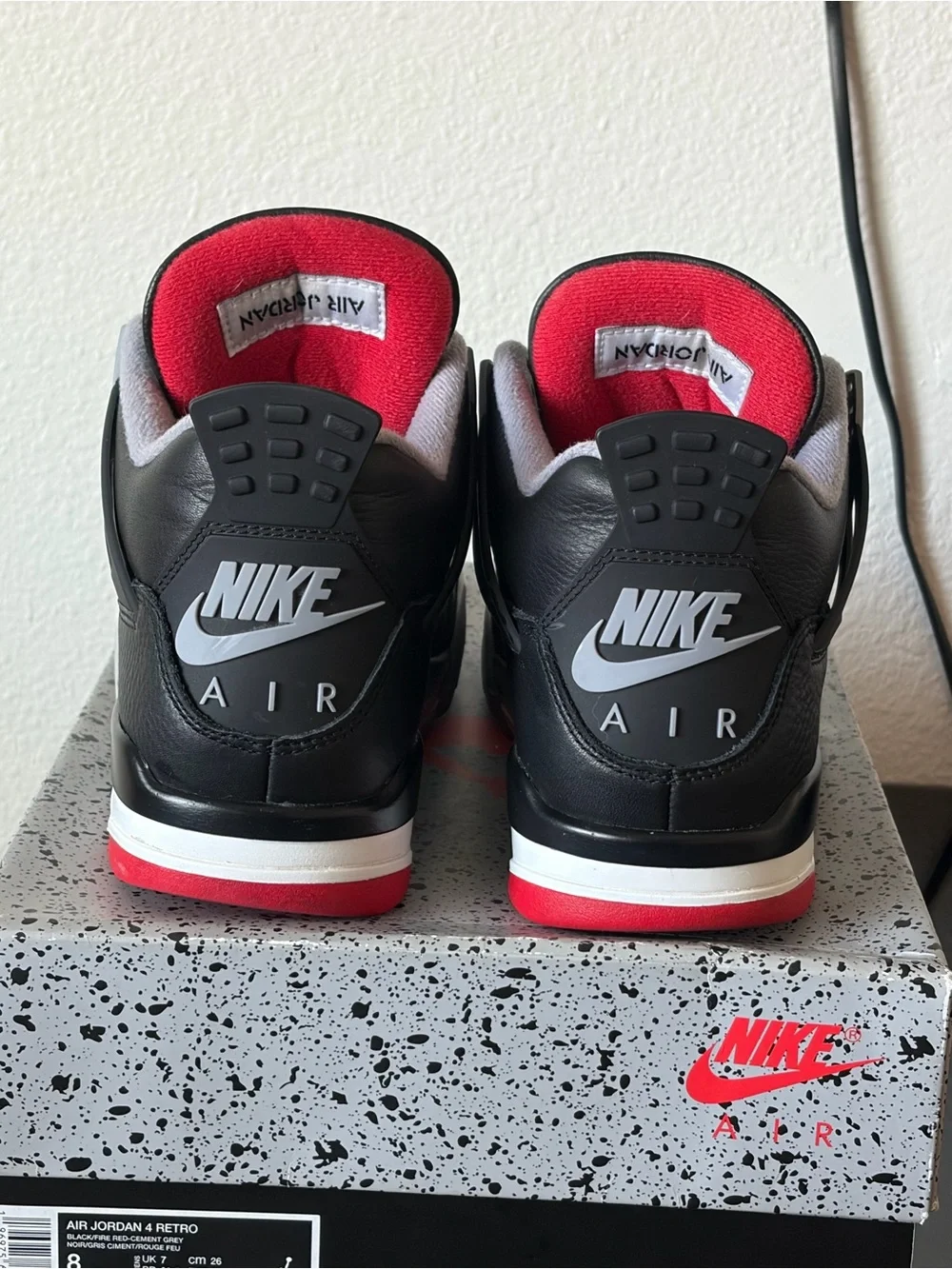 Air Jordan 4 Retro bred reimagined size 8 men’s